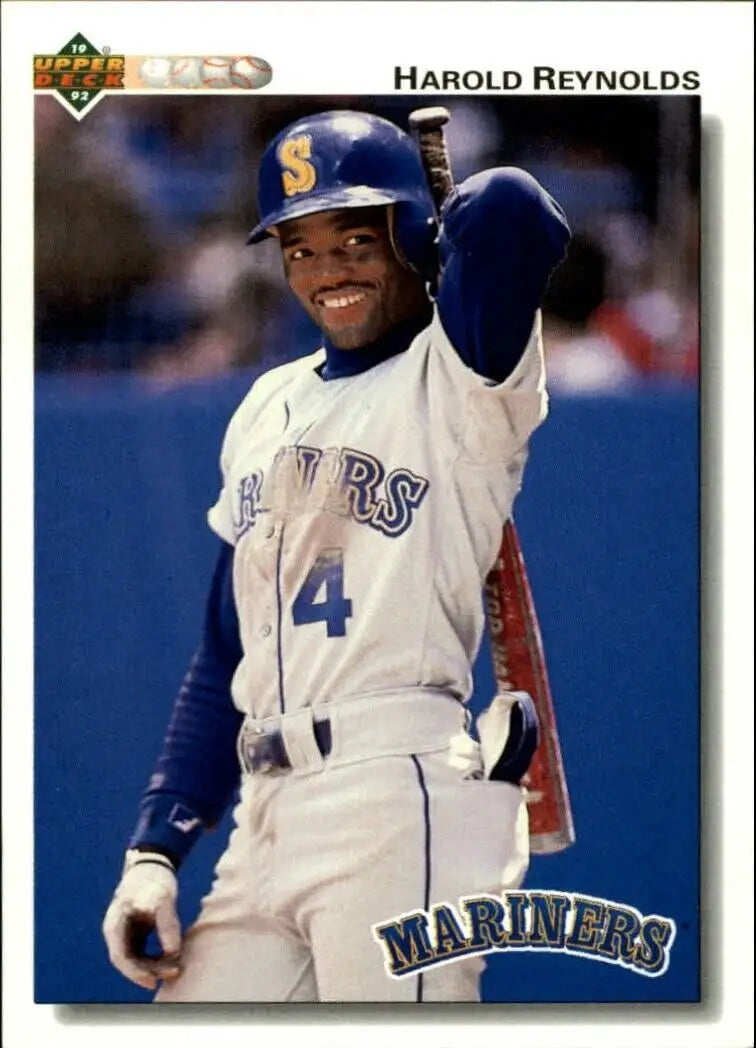 Harold Reynolds 1992 Upper Deck MLB #314 Baseball Card Seattle Mariners