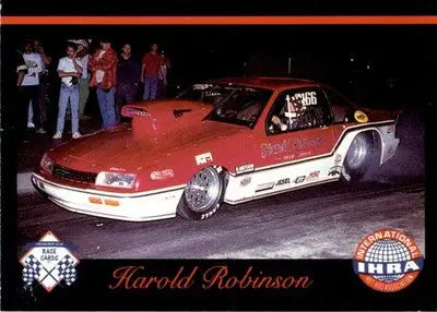 Harold Robinson - 1989 Checkered Flag IHRA - #37 - Racing - Racing Card Single