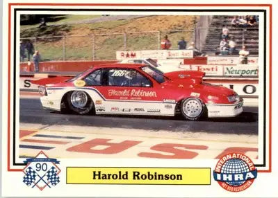 Harold Robinson - 1990 Checkered Flag IHRA - #74 - Racing - Racing Card Single