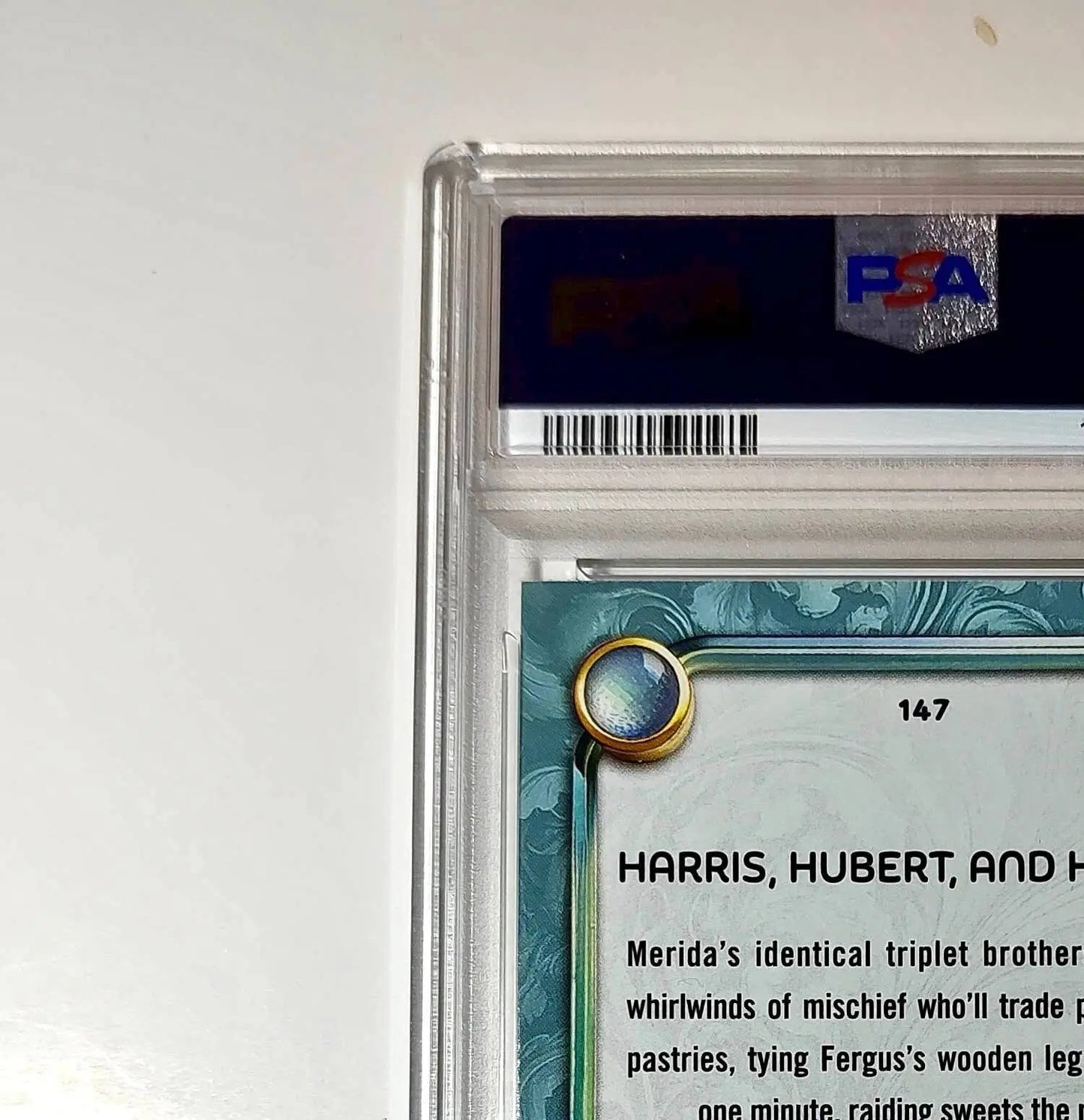 Harris Hubert and Hamish 2025 Topps Disney #147 Diamond Card Brave PSA 8 - Non-Sports Card Single