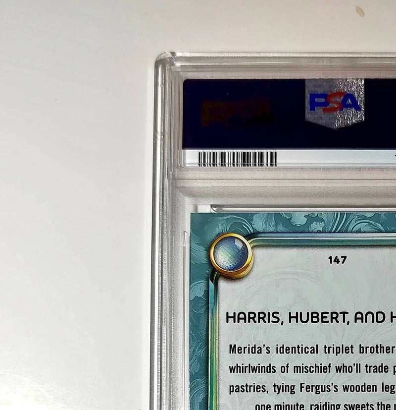Harris Hubert and Hamish 2025 Topps Disney #147 Diamond Card Brave PSA 8 - Non-Sports Card Single