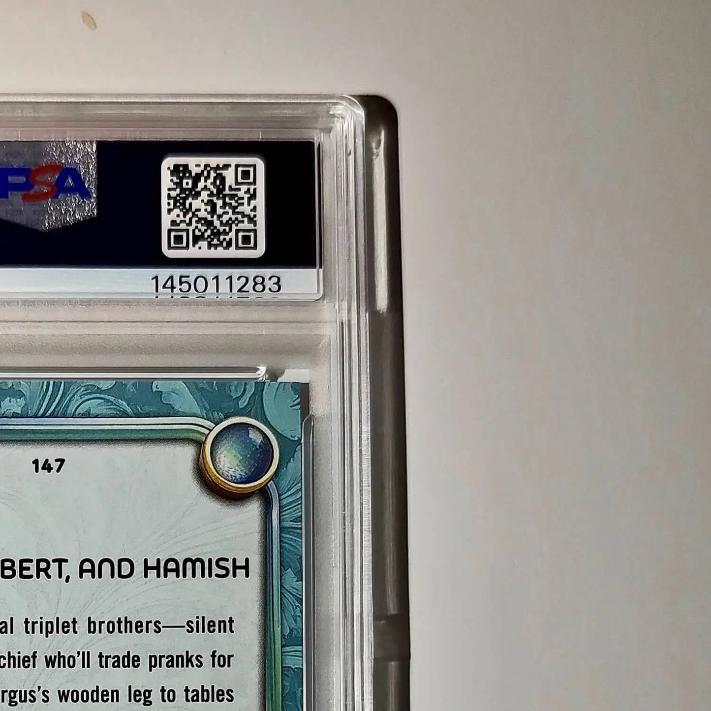 Harris Hubert and Hamish 2025 Topps Disney #147 Diamond Card Brave PSA 8 - Non-Sports Card Single