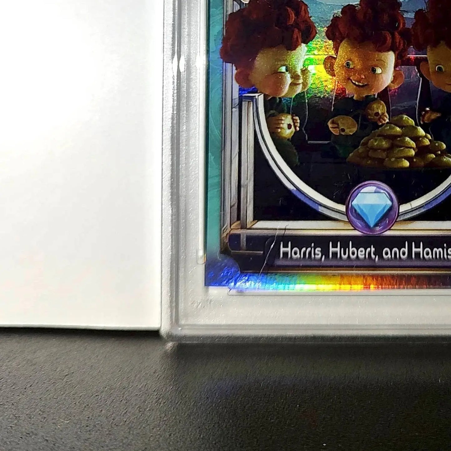 Harris Hubert and Hamish 2025 Topps Disney #147 Diamond Card Brave PSA 8 - Non-Sports Card Single