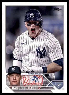 Harrison Bader 2023 Topps #364 New York Yankees - Baseball Card Single