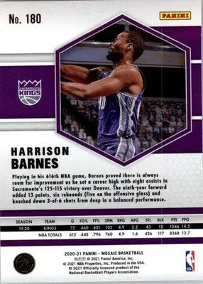 Harrison Barnes - 2020-21 Panini Mosaic - #180 - Basketball - Basketball Card Single