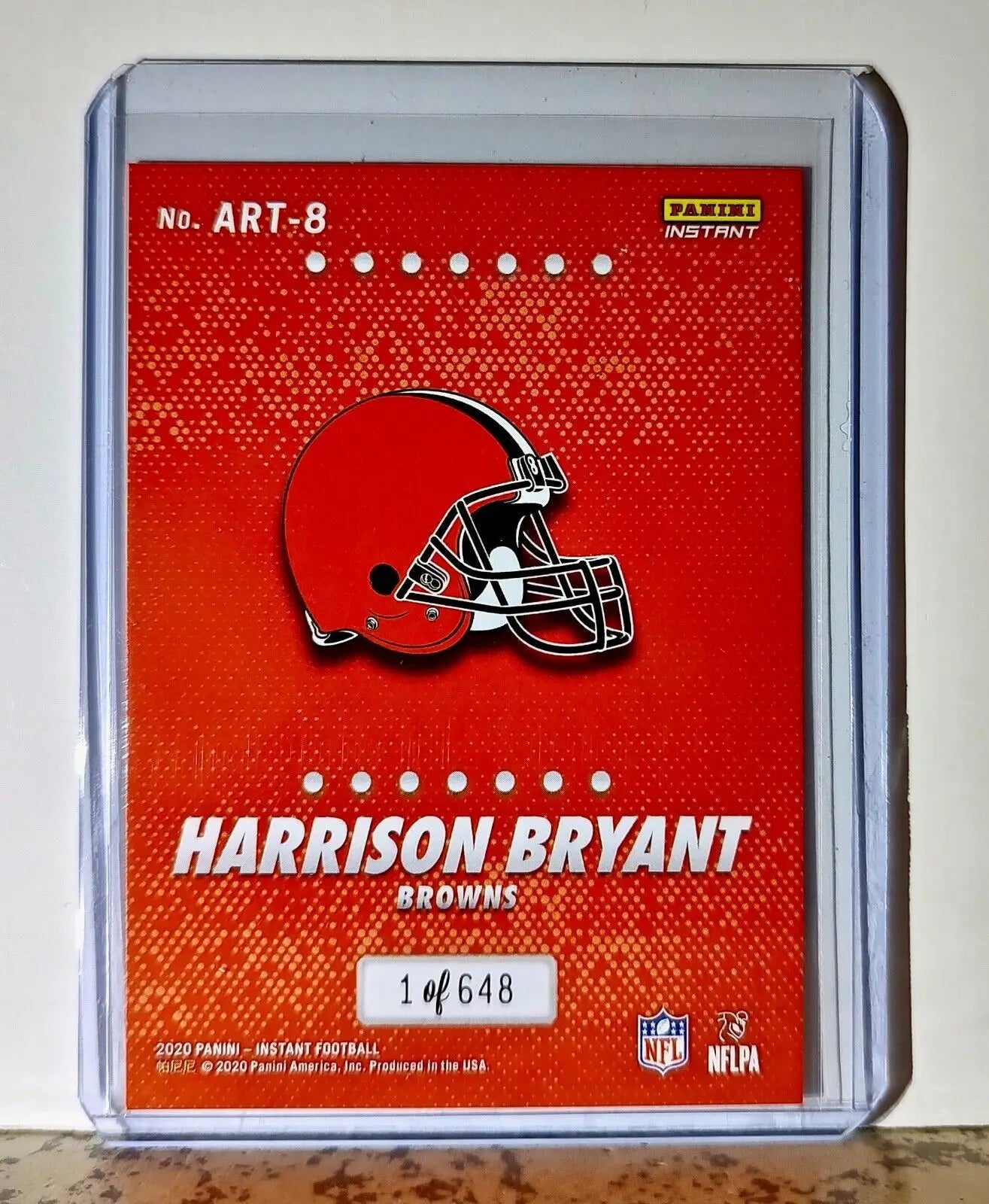 Harrison Bryant 2020 Panini All-Rookie Team NFL #8 Card 1/648 Cleveland Browns - Football Card Single