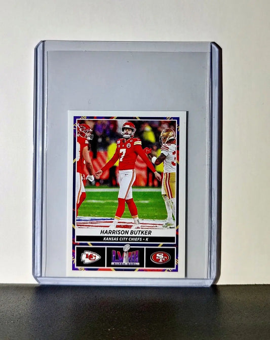 Harrison Butker 2024 Panini NFL Sticker #33 Super Bowl Kansas City Chiefs - Football Card Single
