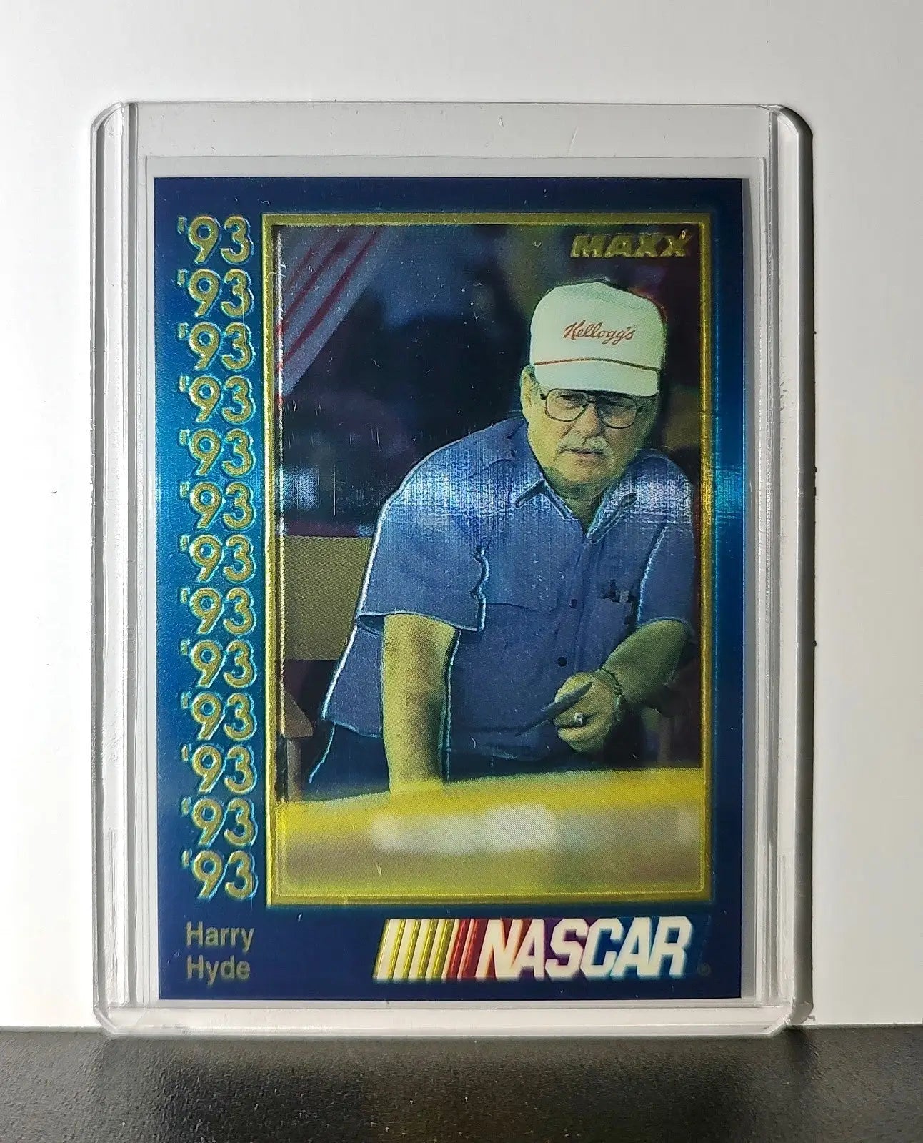 Harry Hyde 1993 Maxx Premier Plus Racing #163 NASCAR Larry Hedrick Motorsports - Racing Card Single