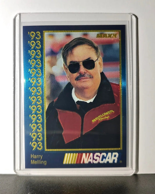 Harry Melling 1993 Maxx Premier Plus Racing #119 NASCAR Card Melling Racing - Racing Card Single