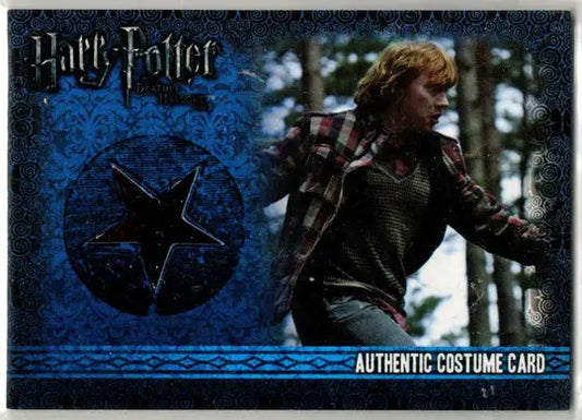 Harry Potter Deathly Hallows Part 1 Costume Card Ci1 Rupert Grint 254/330 - Entertainment Memorabilia