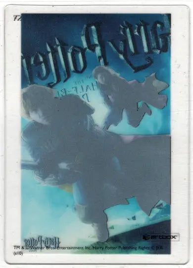 Harry Potter Heroes And Villains Clear Acetate Chase Card 72 Ron & Ginny Weasley - Non-Sports Card Single