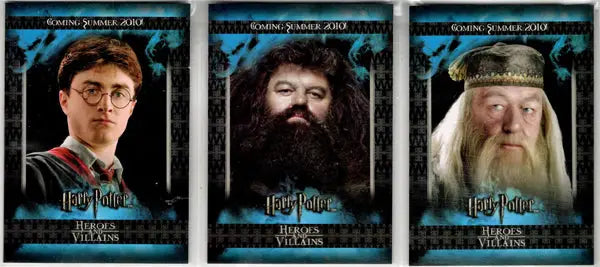 Harry Potter Heroes And Villains Three Card Promo Set P1-P3 - Entertainment Card Single
