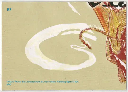 Harry Potter Memorable Moments Prismatic Foil Chase Card R7 Hungarian Horntail - Other