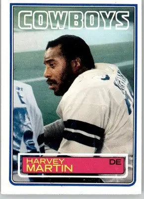 Harvey Martin - 1983 Topps - #50 - Football - Football Card Single