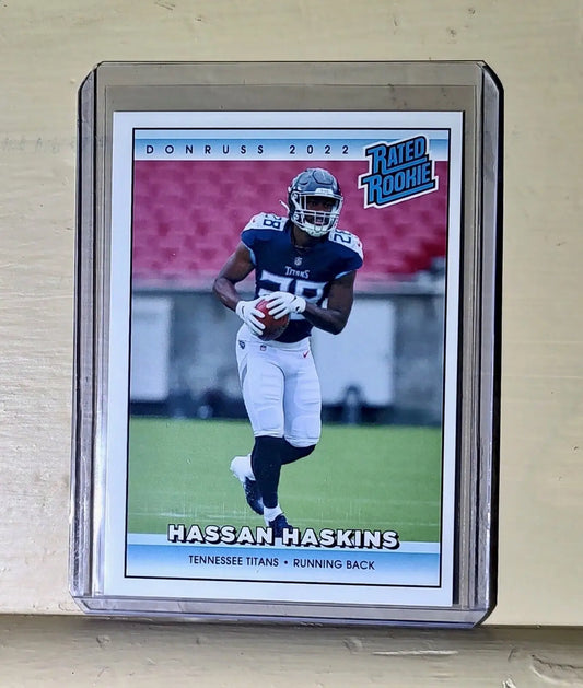 Hassan Haskins 2022 NFL Panini #37 Rated Rookie Retro Football Card 1/4094 - Football Card Single