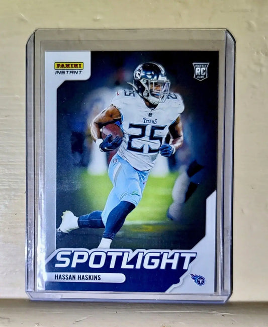 Hassan Haskins 2022 NFL Panini #37 Spotlight Rookie Football Card 1/603 - Football Card Single