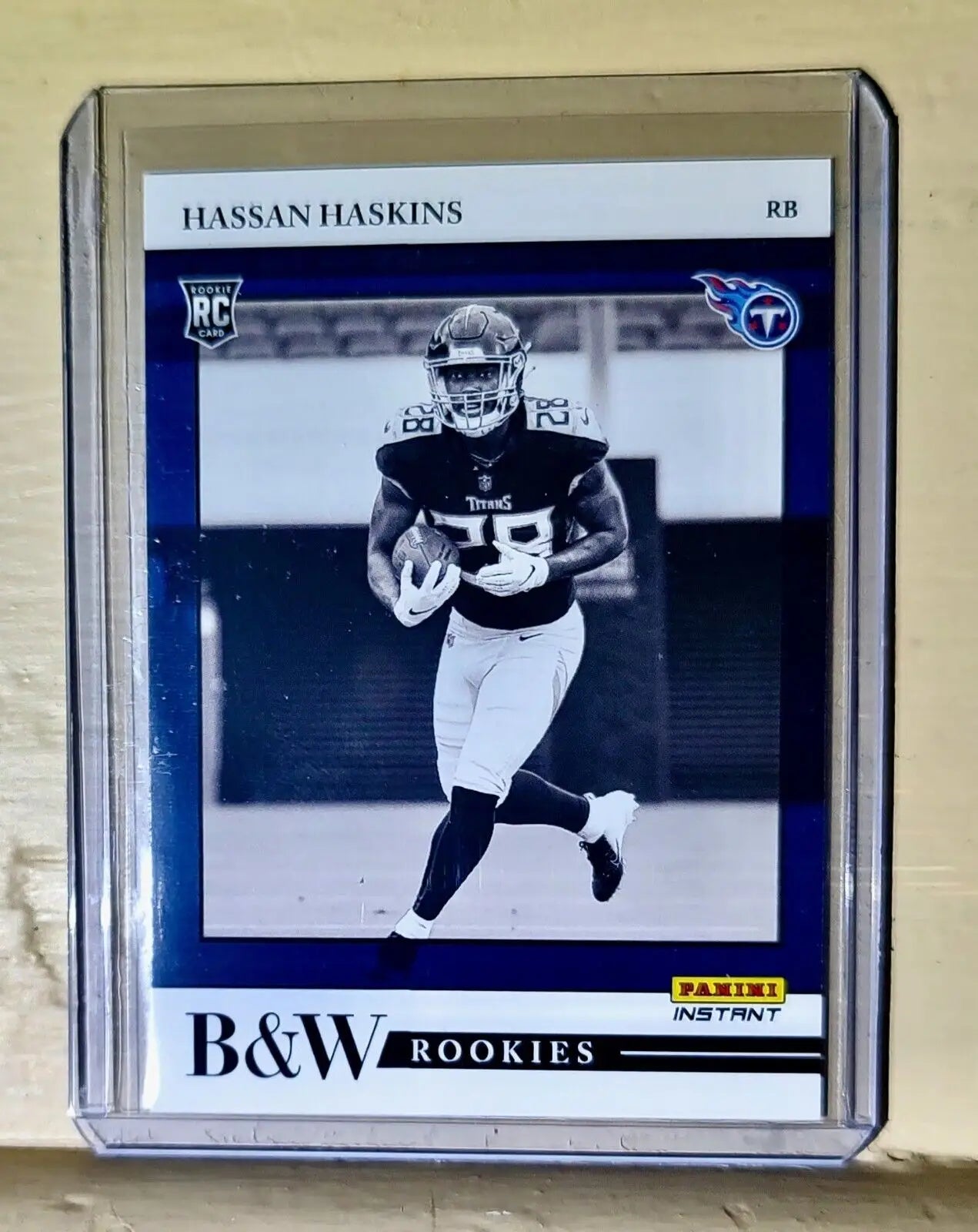 Hassan Haskins 2022 Panini NFL Black & White Rookies #37 Football Card 1 of 649 - Football Card Single