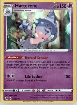 Hatterene - Champion’s Path - 20/73 - Holo NM - Pokémon Card Single