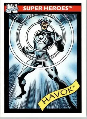 Havok - 1990 Impel Marvel Universe - #35 - Non_sport - Marvel Card Single