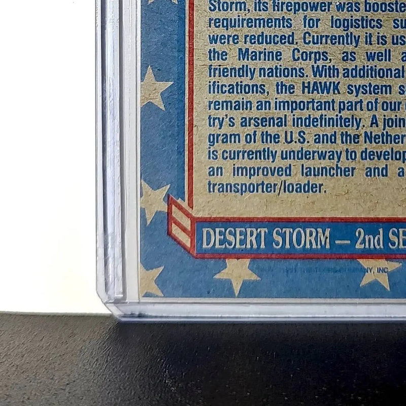 HAWK Missile 1991 Topps Desert Storm #168 Card