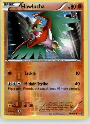 Hawlucha - XY - Roaring Skies - 39/108 - Reverse Holo LP - Pokémon Card Single