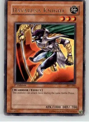 Hayabusa Knight - Pharaoh’s Servant - PSV-086 - 1st Edition HP Yu-Gi-Oh - Yu-Gi-Oh! Card Single