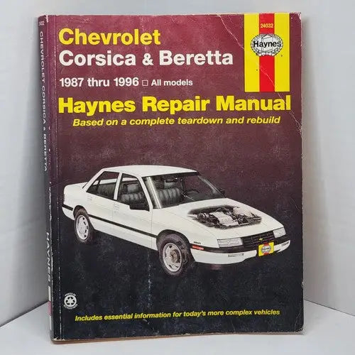 Haynes Repair Manual 24032 Chevrolet Corsica and Beretta 1987 thru 1996 - Other