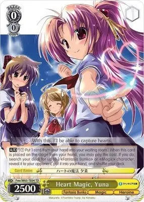 Heart Magic Yuna - Fujimi Fantasia Bunko - FMR/W65-TE04 TD - NM Weiss Schwarz - Other