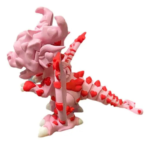 Heartbreaker Dragon – Fully Articulated 3D Printed Valentine Dragon