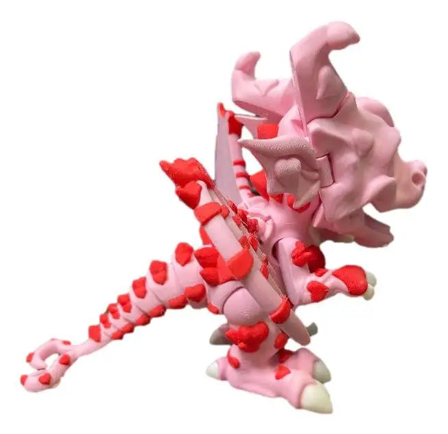 Heartbreaker Dragon – Fully Articulated 3D Printed Valentine Dragon