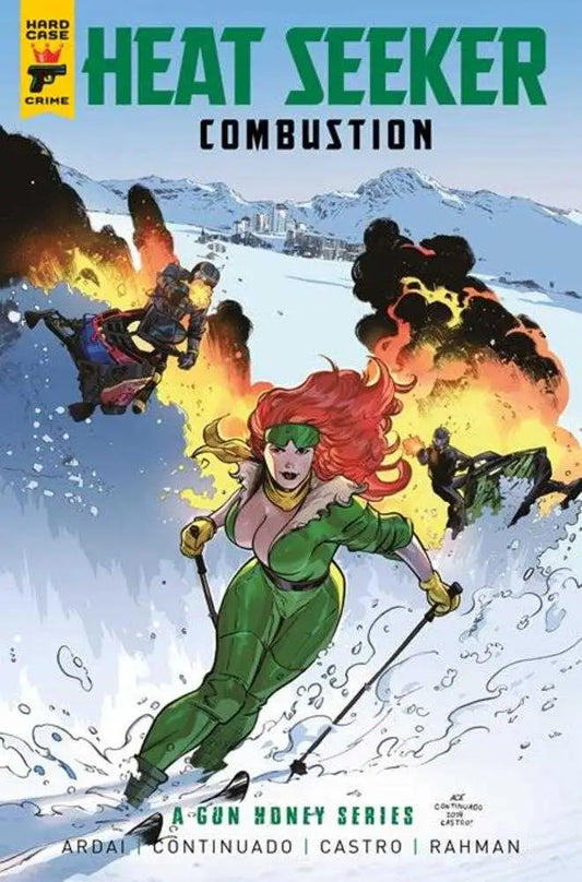 Comic book cover of Heat Seeker Gun Honey Series TPB Volume 02 Combustion Reg Edition featuring acclaimed Gun Honey comics