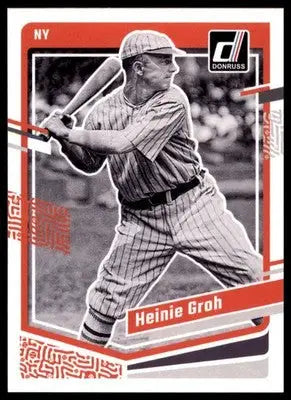 Heinie Groh 2023 Donruss #169 New York Giants - Football Card Single