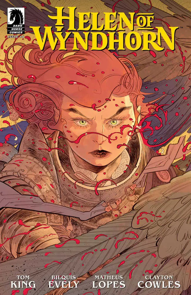 Comic book cover of Helen Of Wyndhorn #4 with mystical artwork, ideal for trading cards