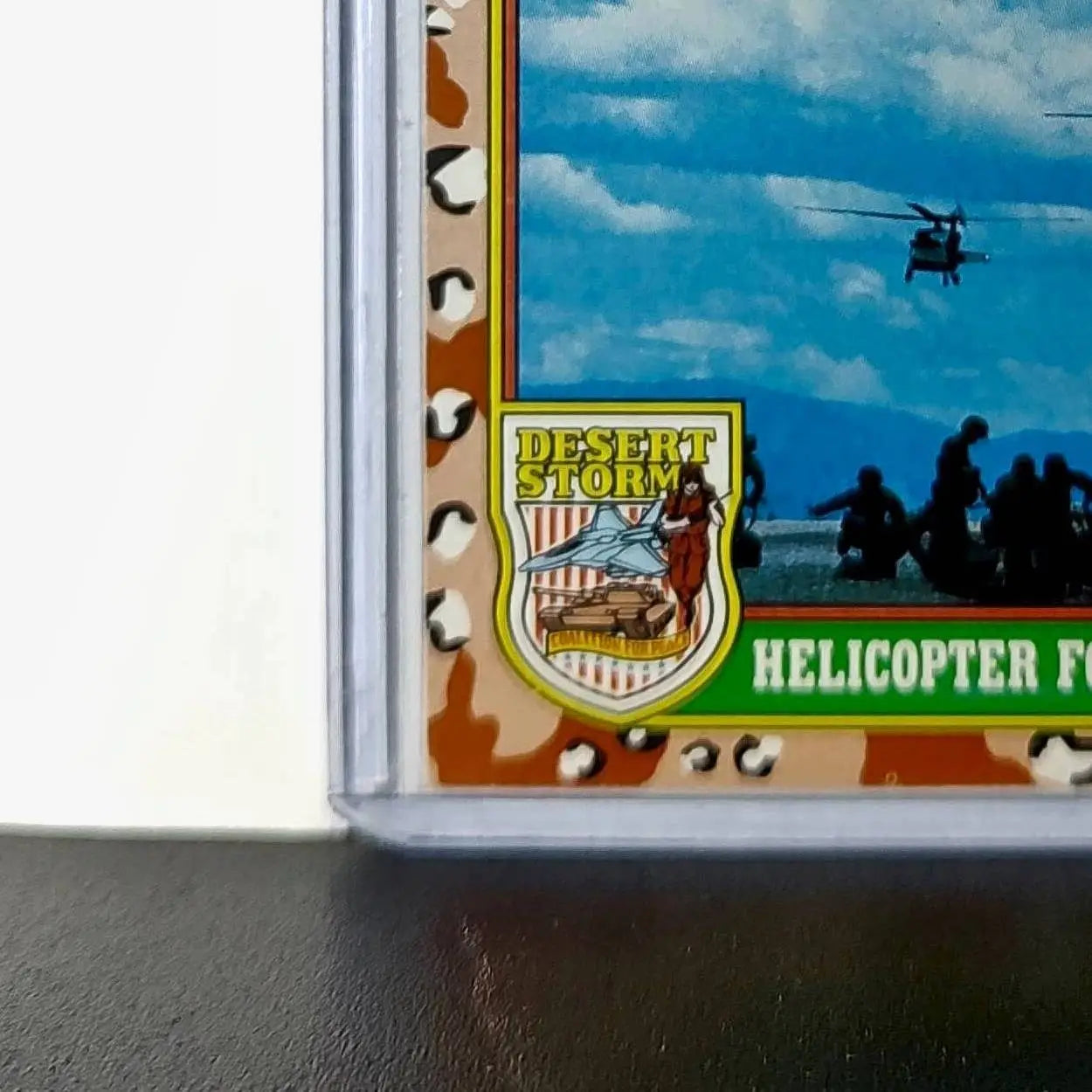 Helicopter Formation 1991 Topps Desert Storm #15 Card - Non-Sports Card Single