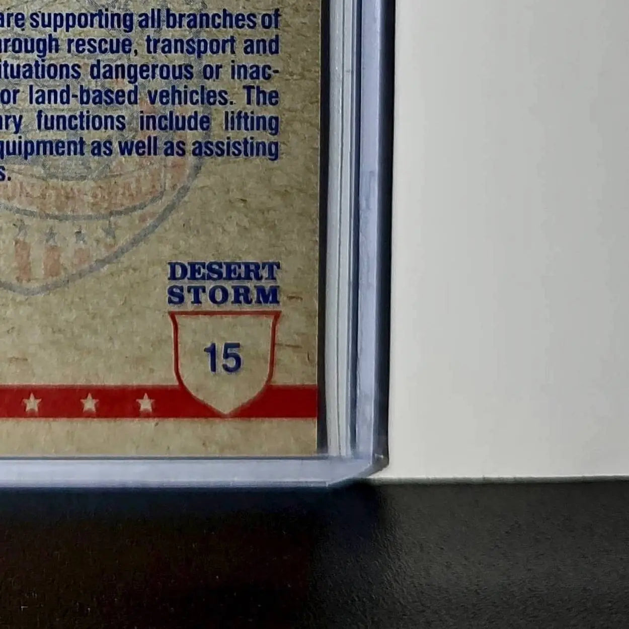 Helicopter Formation 1991 Topps Desert Storm #15 Card - Non-Sports Card Single