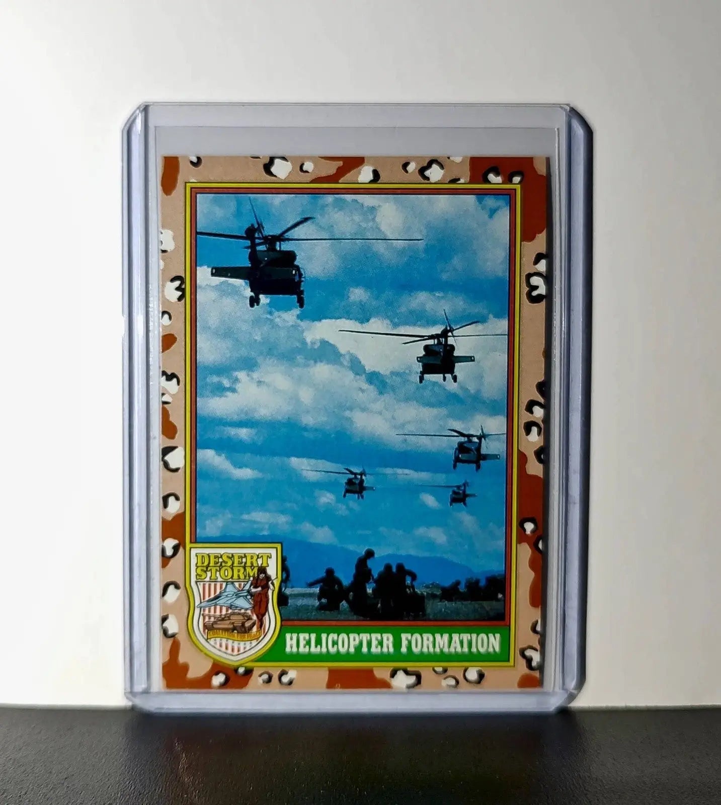 Helicopter Formation 1991 Topps Desert Storm #15 Card - Non-Sports Card Single