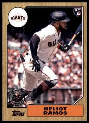Heliot Ramos 2022 Topps Update 1987 Baseball Anniversary #87TBU-41 SF Giants - Baseball Card Single