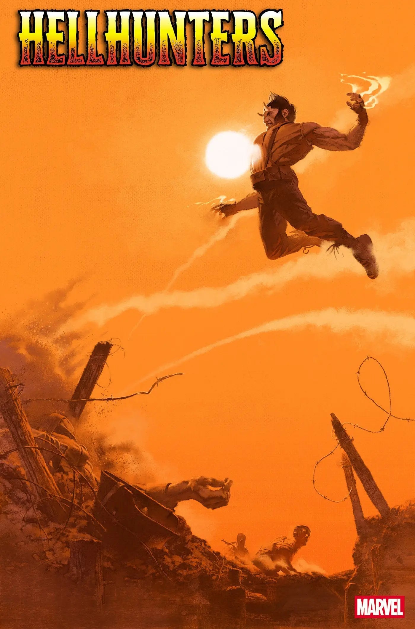 Hellhunters comic book cover featuring Marc Aspinall Variant artwork for Hellhunters #5