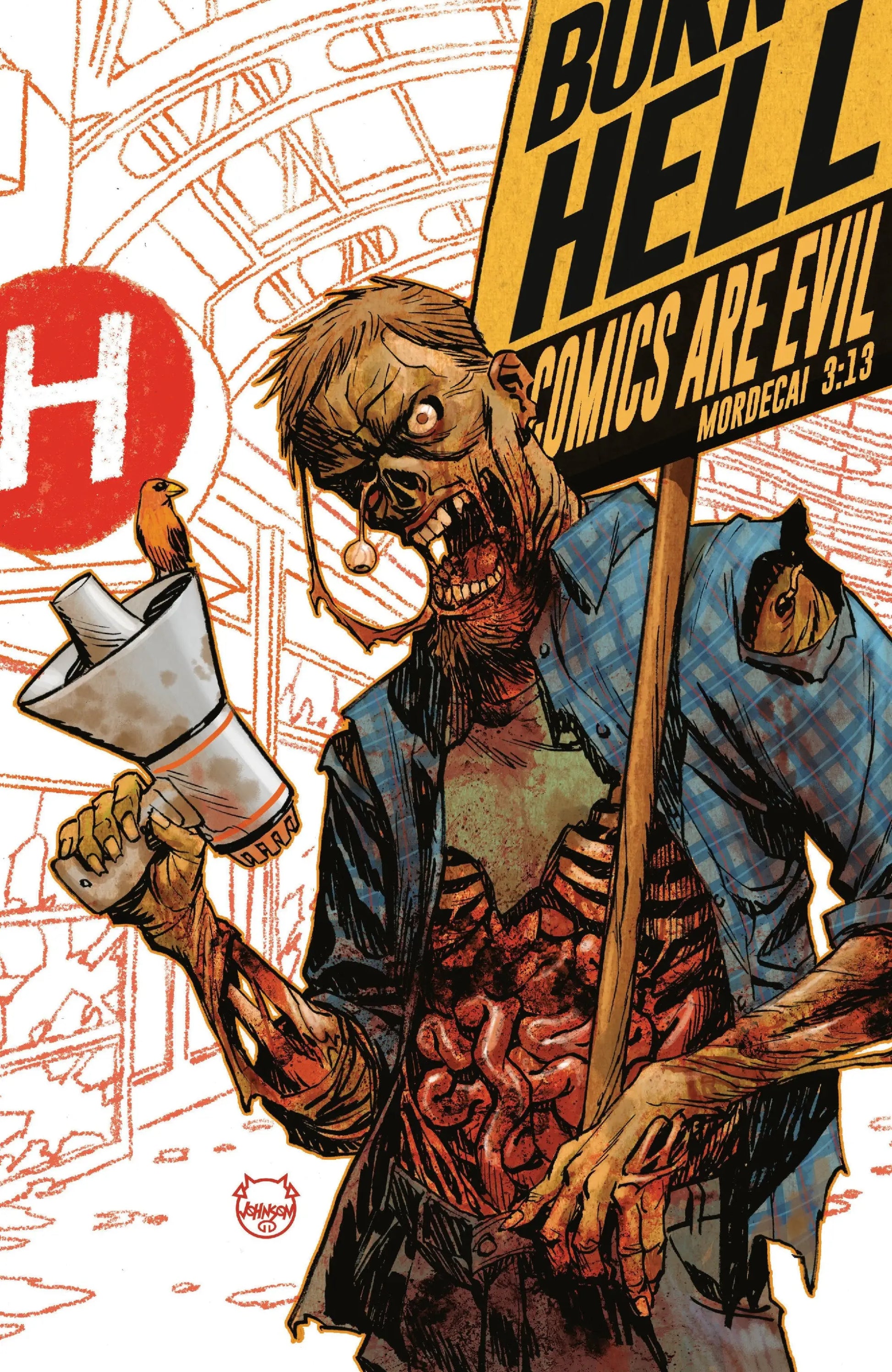 Hello Darkness #13 C Variant (Full Art Johnson) - Comic Book