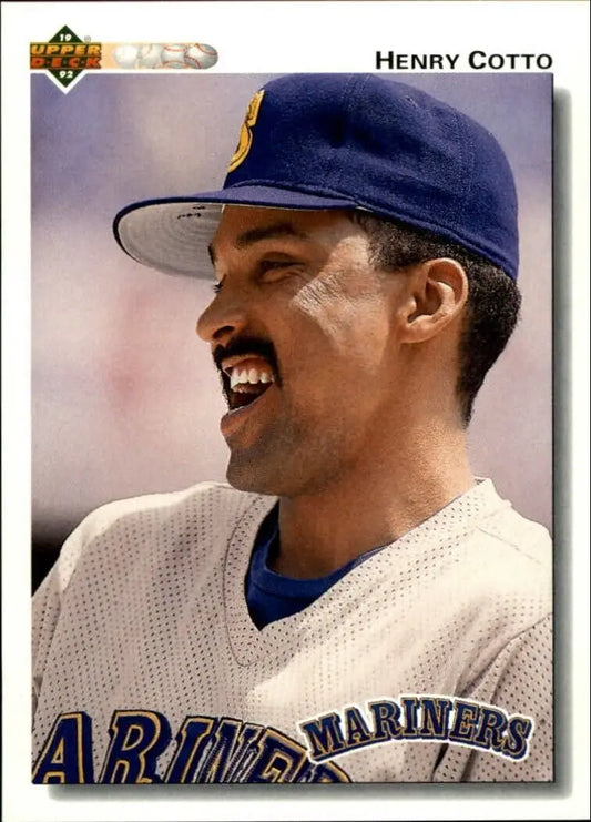 Henry Cotto 1992 Upper Deck MLB #616 Baseball Card Seattle Mariners - Baseball Card Single