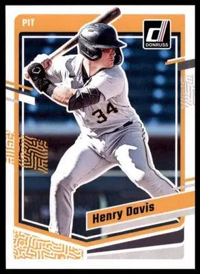 Henry Davis 2023 Donruss #112 Pittsburgh Pirates - Baseball Card Single