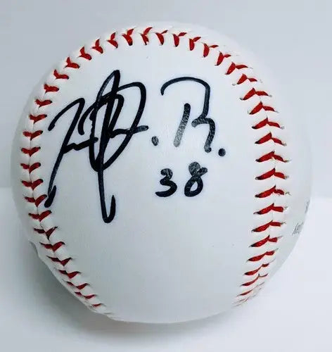 Autographed baseball featuring Henry Reyes signature from the Minnesota Twins team