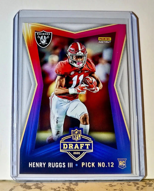 Henry Ruggs III 2020 NFL Draft Night NFL #17 Football Card Raiders 1 of 737 - Football Card Single