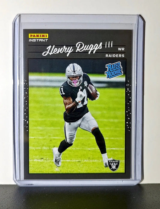 Henry Ruggs III Rookie 2020 Panini NFL #5 Rated Rookie Card Las Vegas Raiders - Football Card Single