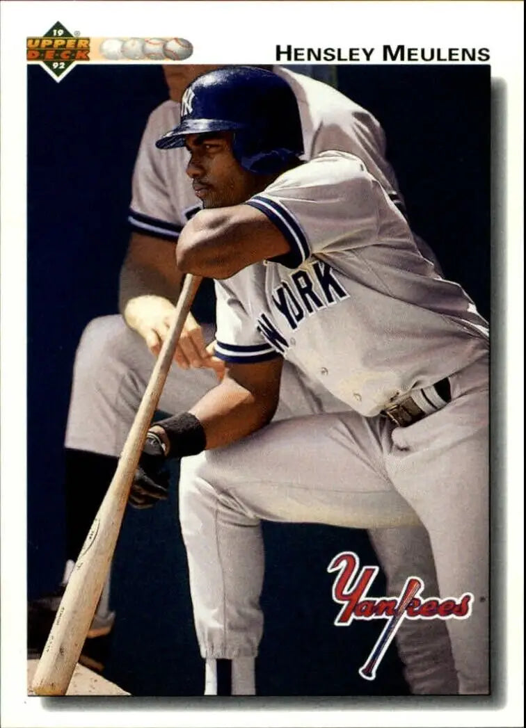 Hensley Meulens 1992 Upper Deck MLB #606 Baseball Card New York Yankees