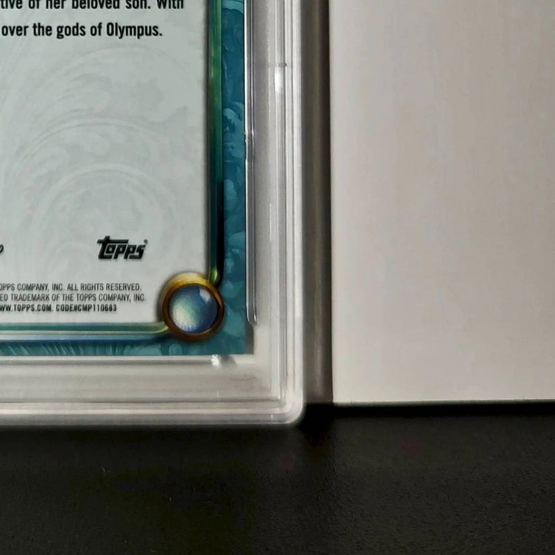 Hera 2025 Topps Disney Wonder #135 Diamond Card Hercules PSA 7