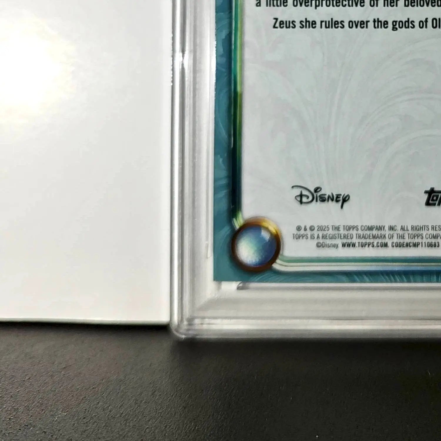 Hera 2025 Topps Disney Wonder #135 Diamond Card Hercules PSA 7 - Non-Sports Card Single