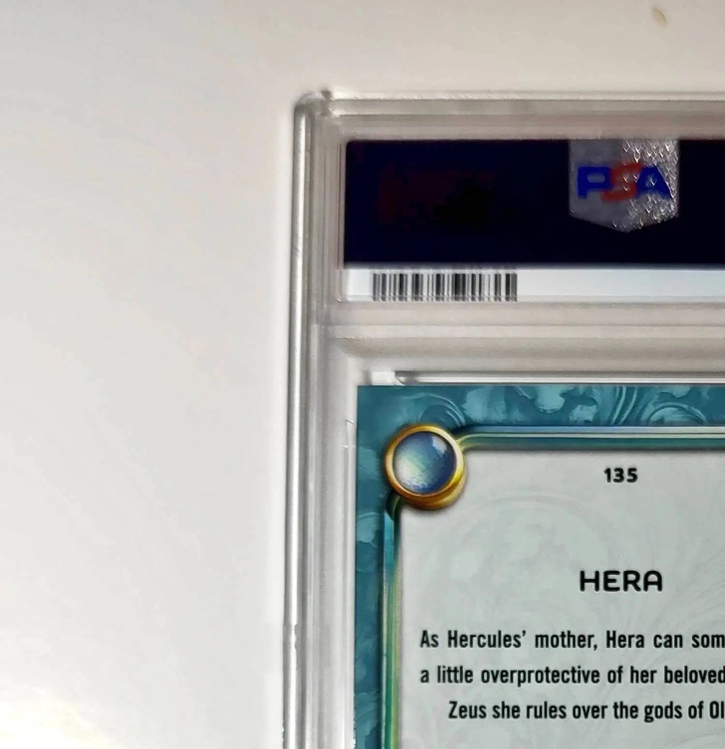 Hera 2025 Topps Disney Wonder #135 Diamond Card Hercules PSA 7 - Non-Sports Card Single