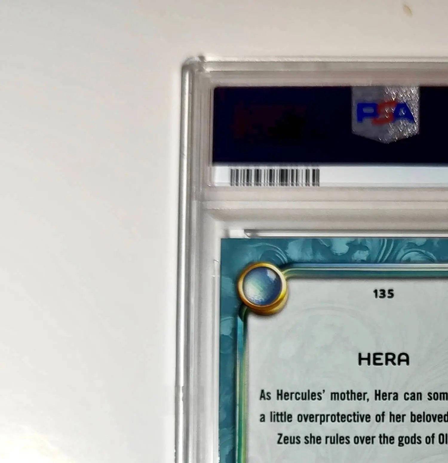 Hera 2025 Topps Disney Wonder #135 Diamond Card Hercules PSA 7 - Non-Sports Card Single