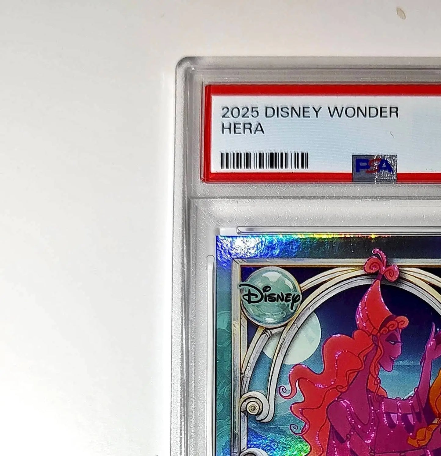Hera 2025 Topps Disney Wonder #135 Diamond Card Hercules PSA 7 - Non-Sports Card Single